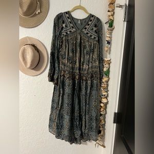 Embroidered Free People dress